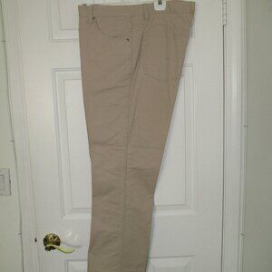 Claiborne Casual Mens Tan Cotton Jean Pant NWOT - Size 38W x 30L